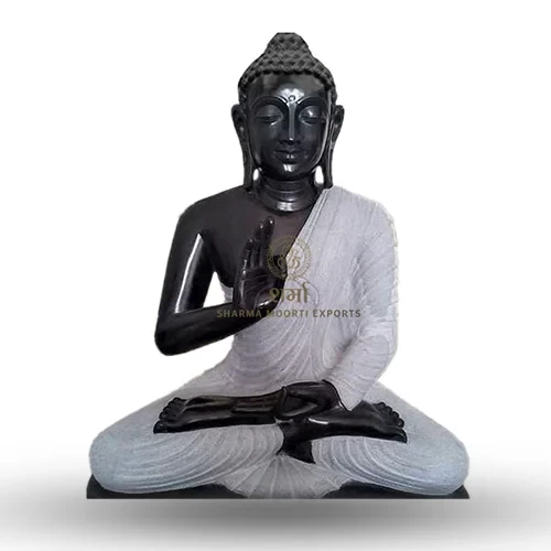 Black Marble Beautiful  Buddha Statue of 2 Feet