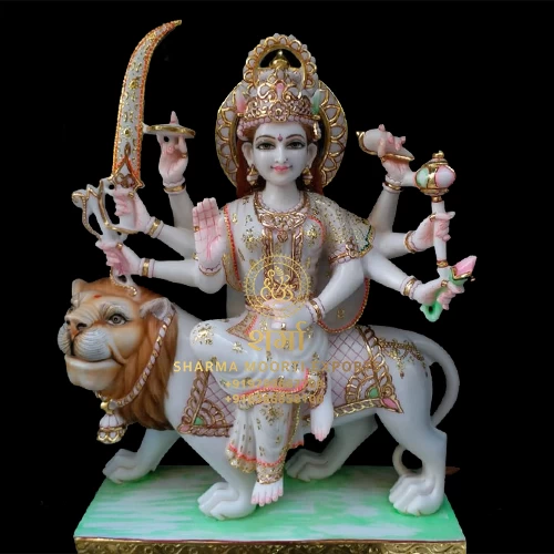 Lord Marble Durga Maa Statue