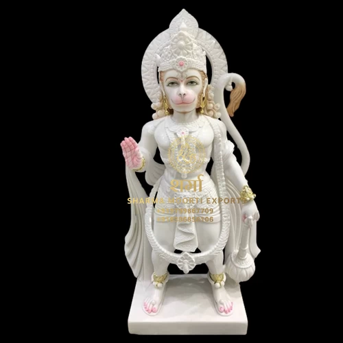 Lord Hanuman Ji Statue Standing on Blessing Position Of 5 Feet