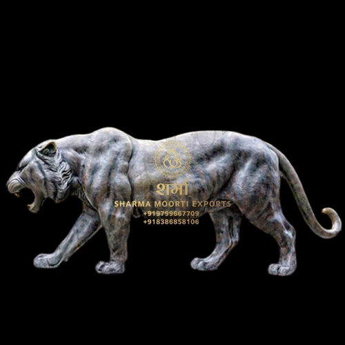 Metal Lion Sculpture Of 3Feet