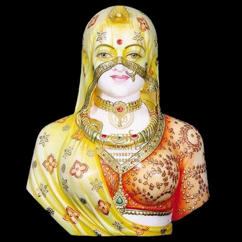 Marble Rajasthani Bani Thani Statue Of 2.5Feet