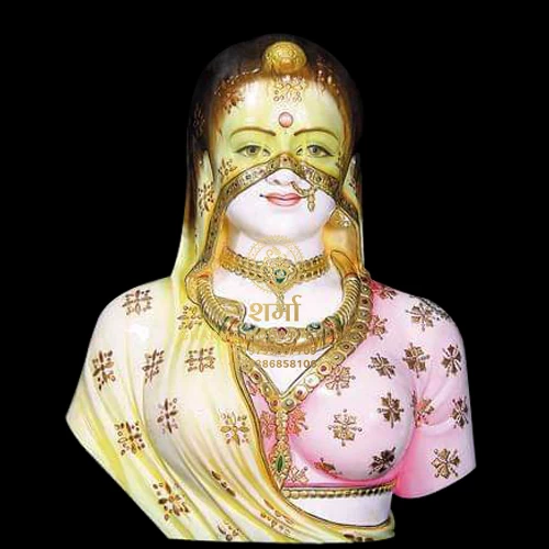 Marble Rajasthani Bani Thani Statue Of 1.75 Feet