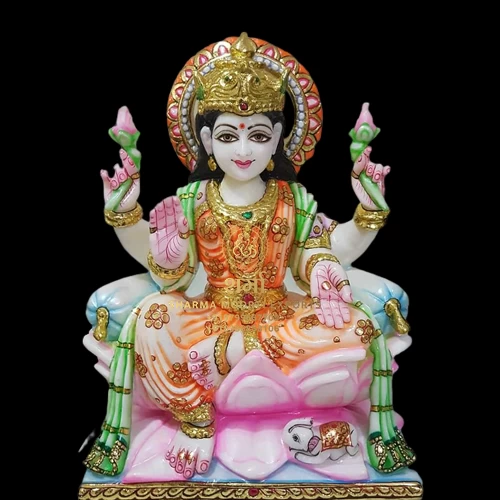 Buy White Marble Beautiful Laxmi Maa Statue From Jaipur