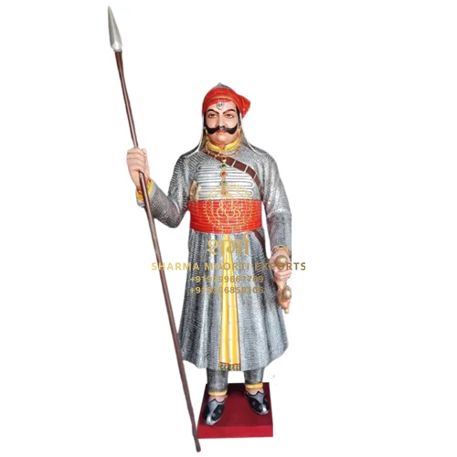 Metal Maharana Pratap Statue