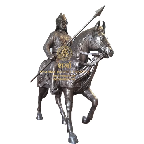 Metal Maharana Pratap Statue Of 12Feet