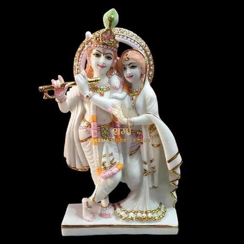 Marble Jugal Jodi Statue