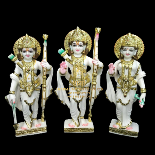 Manufacturer Of Marble Ram Darbar Statues Of 2 Feet