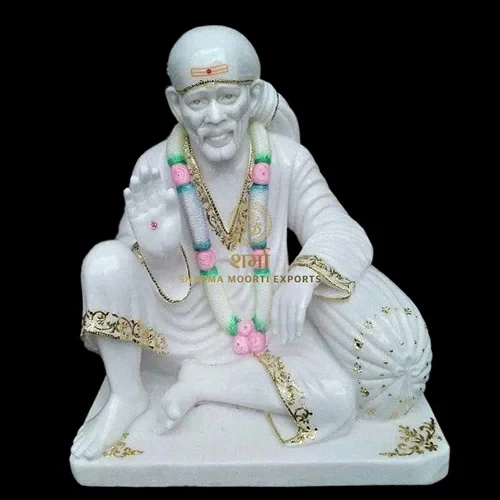 Shirdi Dwarka Mai Marble Sai Baba Statue