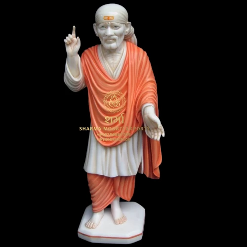 Sabka Milak Ek Marble Sai Baba Statue