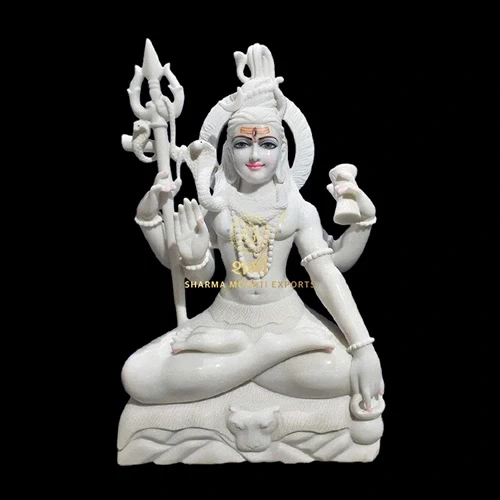 Buy God White Marble Shiva Statue