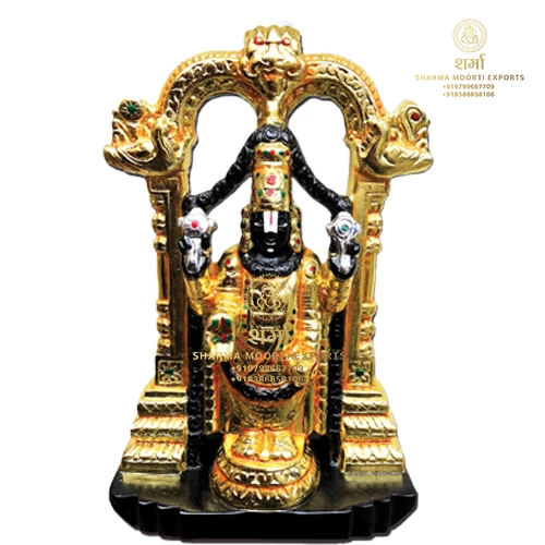 Best Carving Beautiful Colored Tirupati Statue Of 3Feet